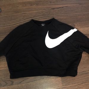 Nike cropped crewneck sweatshirt